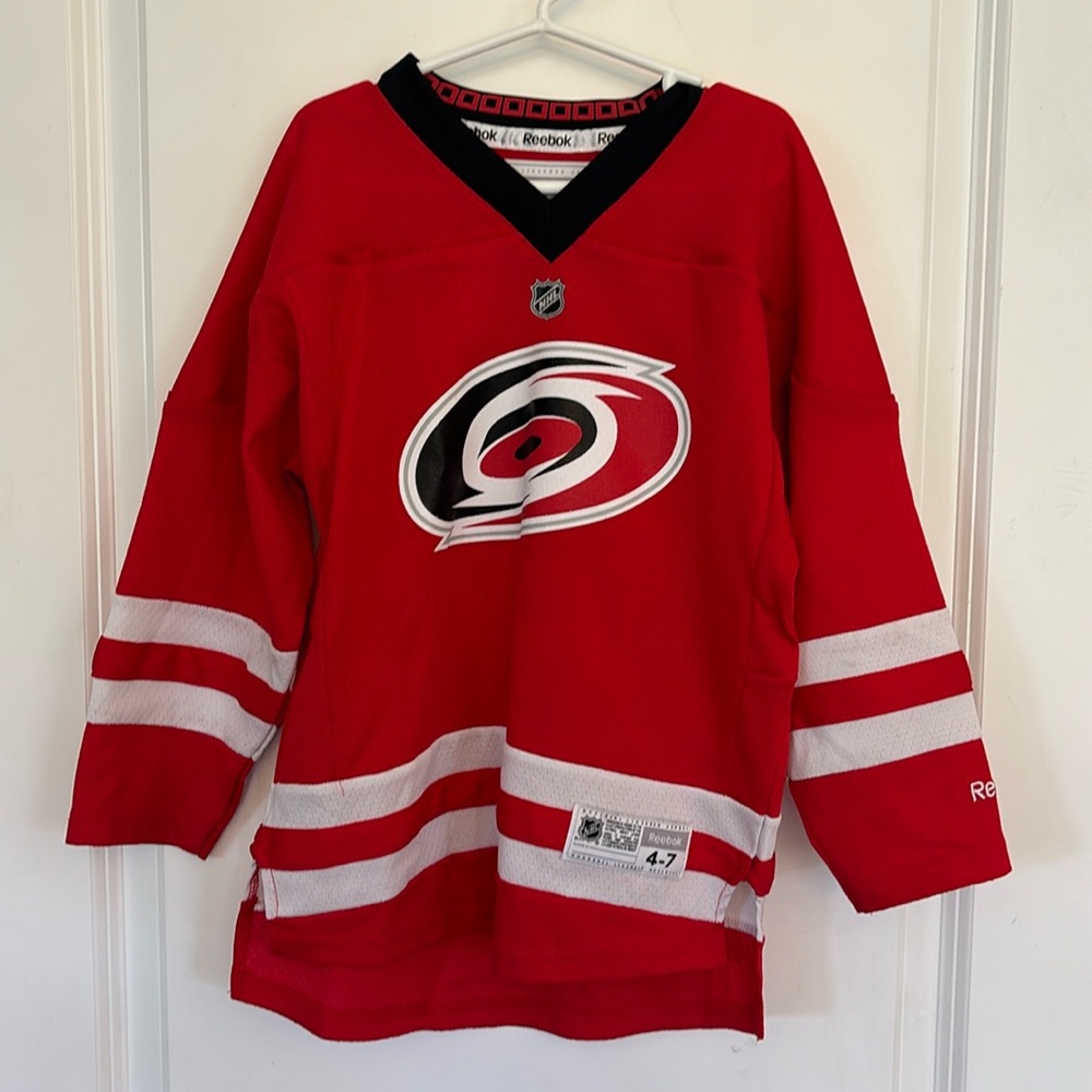 Kids Hurricanes hockey jersey